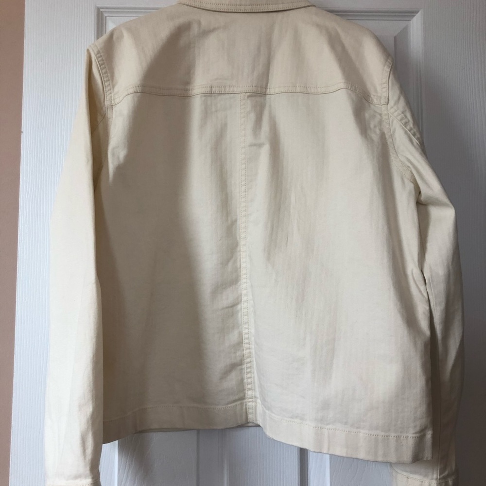 Madewell Off-White Denim Jacket - Picture 4 of 6